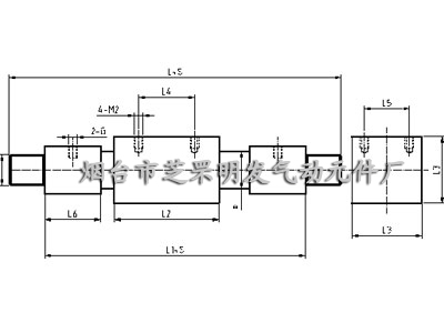 CWC系列磁性气缸外形